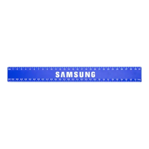 30cm Budget Ruler With Double Sided Calibration - Royal Blue